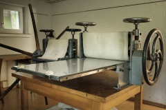 Druckwerkstatt Zürich, Druckmaschine